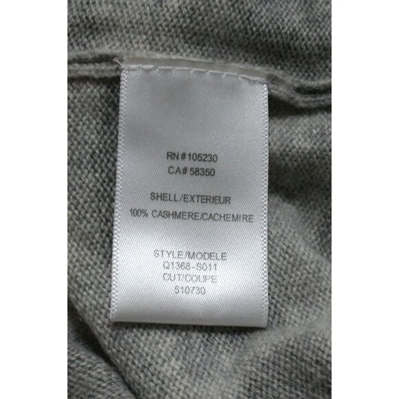 Equipment Cashmere Sweater Womens XS Heather Gray Zebra Animal Print Luxury - Picture 3 of 7